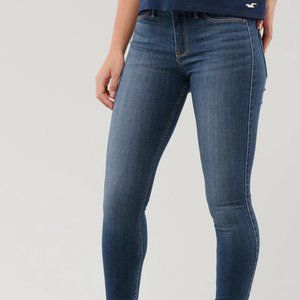 Dark Wash Super Skinny Jeans by Hollister
